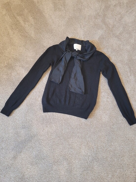 3.1 Phillip Lim Sweaters - 3.1 Philliph Lim Womens Black Merino Wool Sweater Size Small